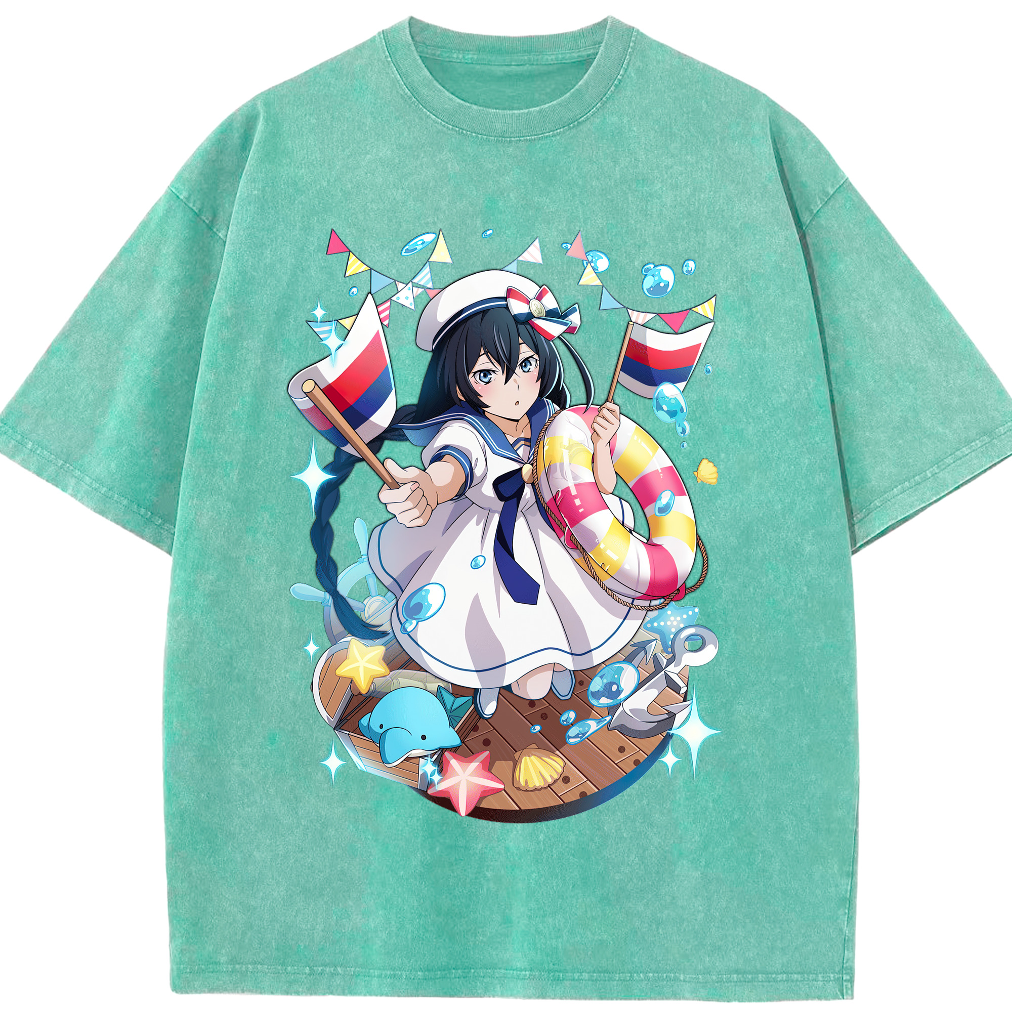 （画像用） 文豪ストレイドッグス Bungo Stray Dogs 綿100% ヴィンテージ風 半袖Tシャツ（フロントプリント）